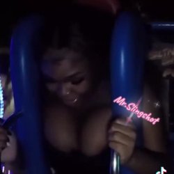 Big Titty Black Thot On Slingshot